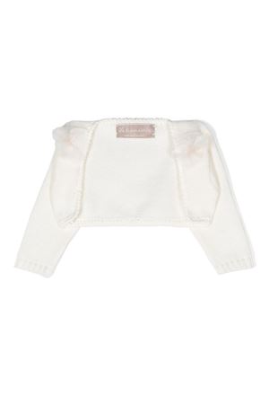 Floral-appliqué cropped cardigan LA STUPENDERIA KIDS | SJSS84102.